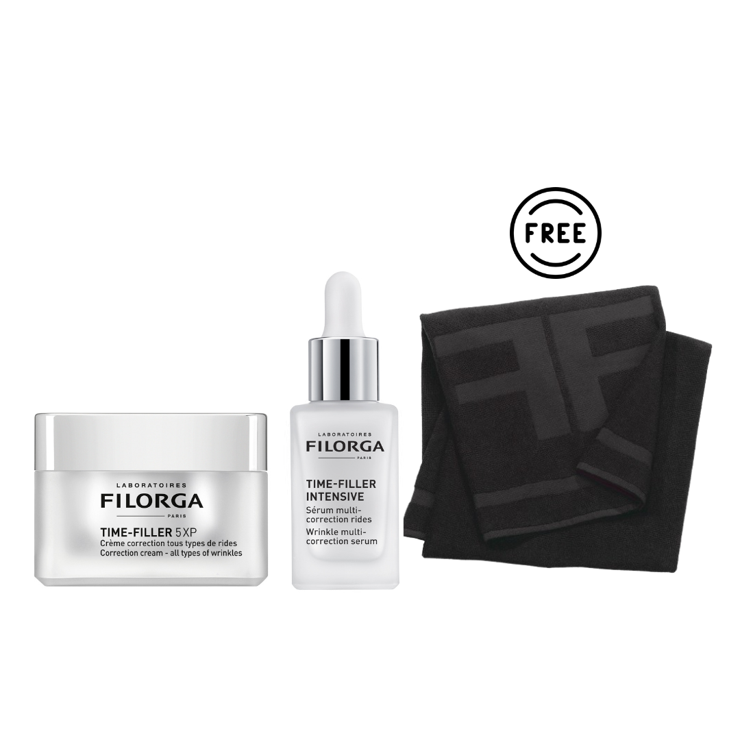Time Filler Cream + Time Filler Intensive Serum + Free Filorga Bath Towel