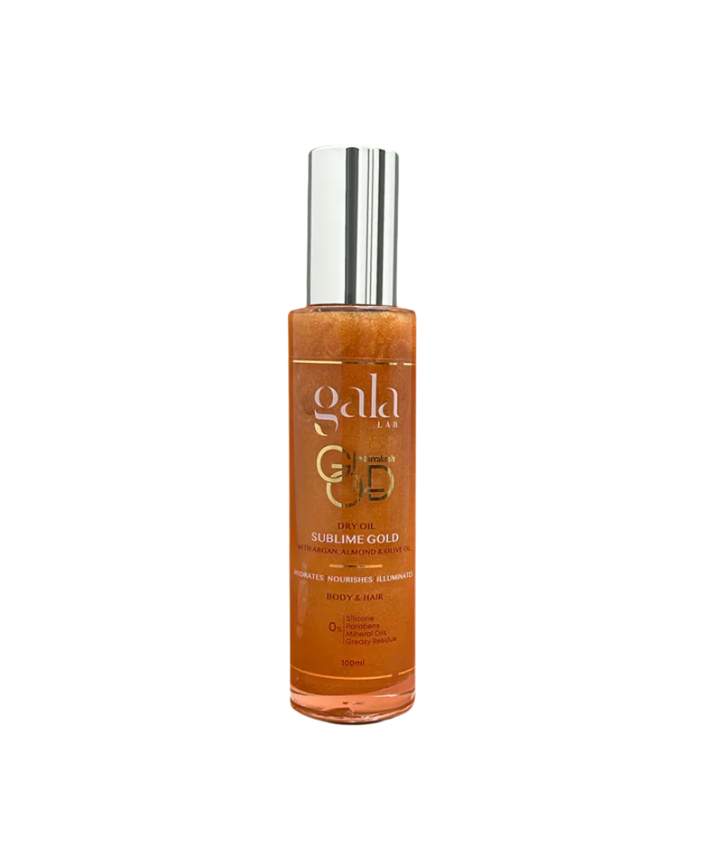 Glittery Dry Oil Sublime Gold 100 ml