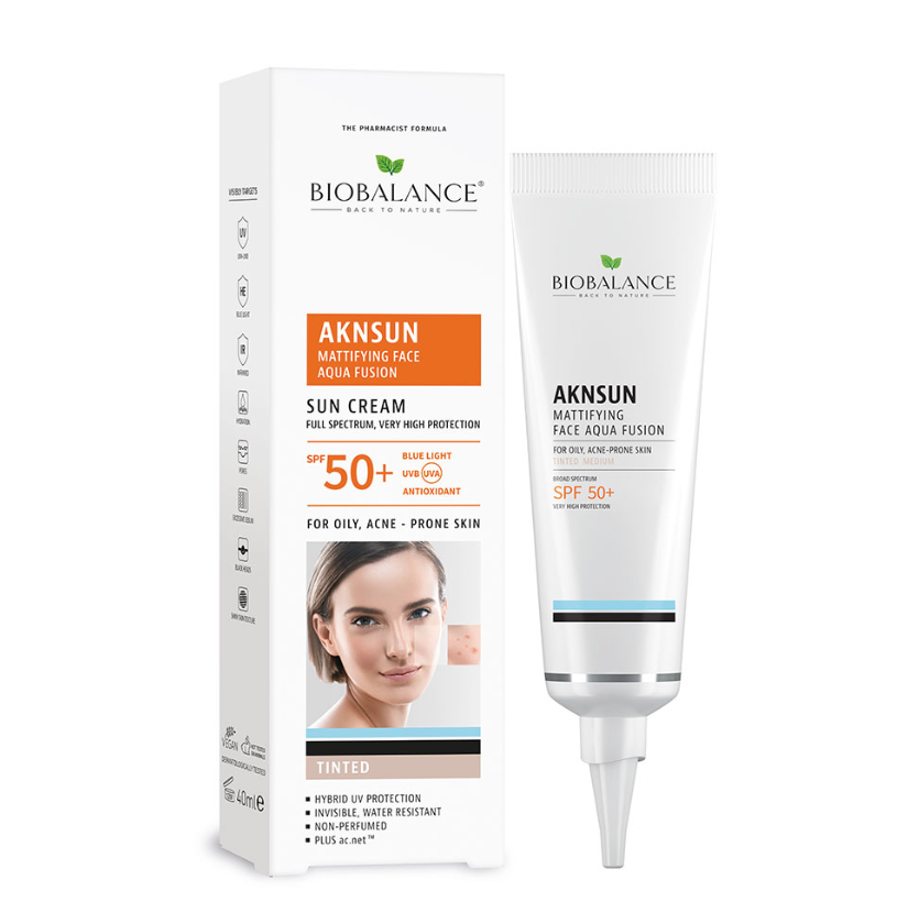 Aknsun Mattifying Tinted Sun Cream SPF 50+