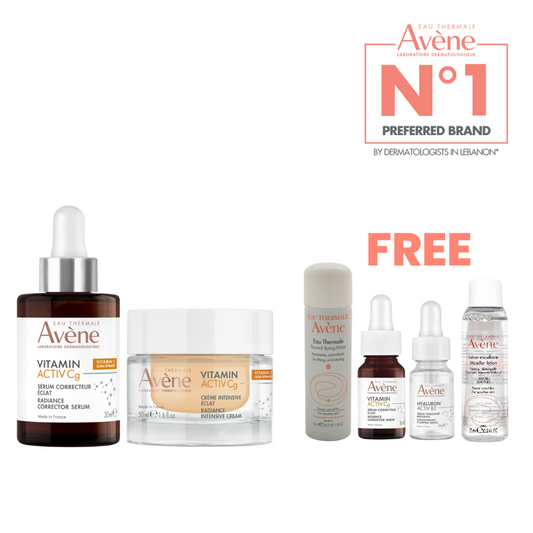 Vitamin Activ Cg Cream+ Vitamin Activ Cg Serum 30 ml+ Free Thermal Spring Water 50 ml+ Free Vitamin Activ Cg Serum 10 ml+ Free Hyaluron Activ B3 Serum 10 ml+ Free Micellar Lotion 25 ml
