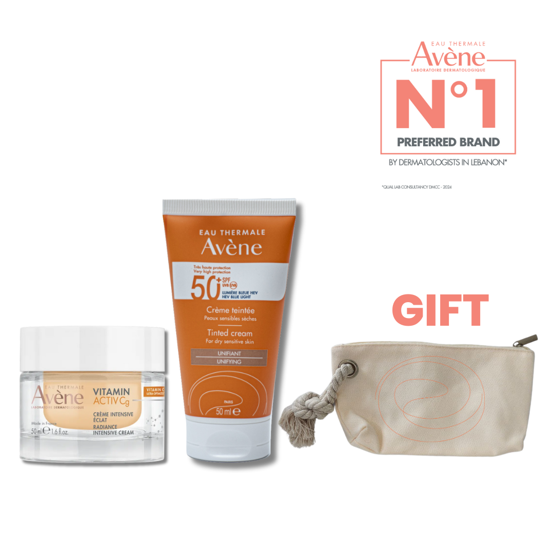 Vitamin Activ Cg Cream + Tinted Cream Sunscreen + Free Pouch