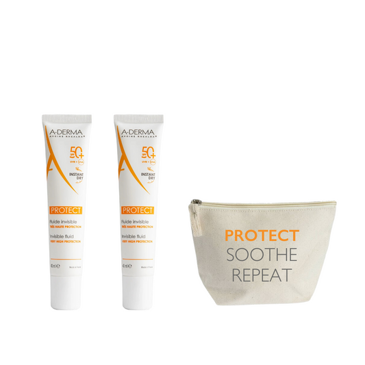 2x Protect Invisible Fluid Sunscreen + Free Pouch