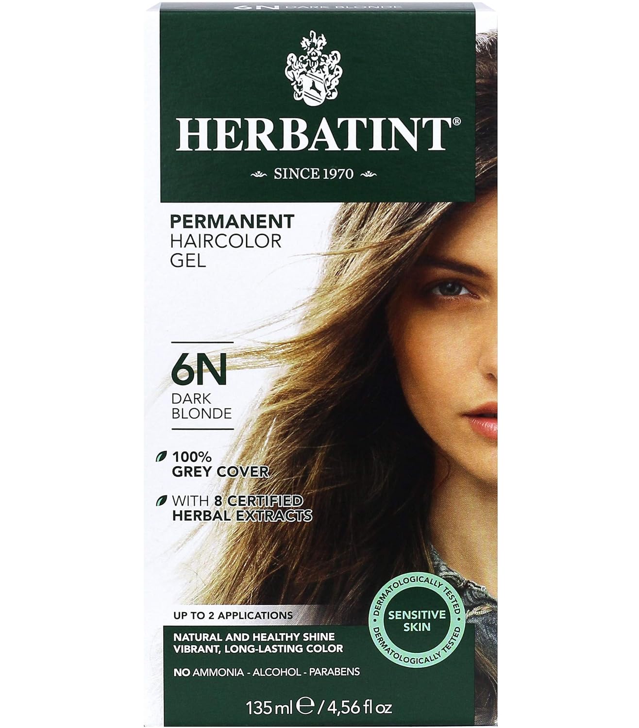 Permanent Haircolour Gel 6 N Dark Blond