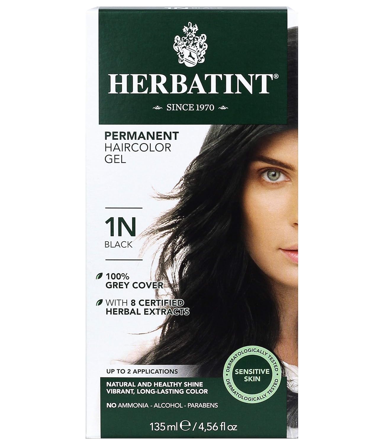 Permanent Haircolour Gel 1 N Balck