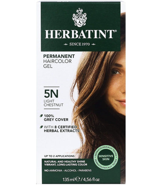 Permanent Haircolour Gel 5 N Light Chestnut