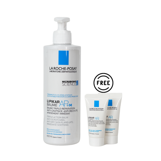 Lipikar Baume AP+400 ml + 2 Free Lipikar Syndet AP+15 ml