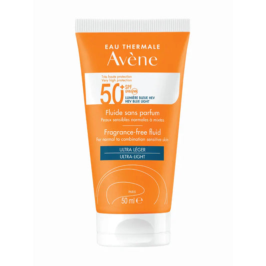 Fragrance Free Fluid Sunscreen spf 50