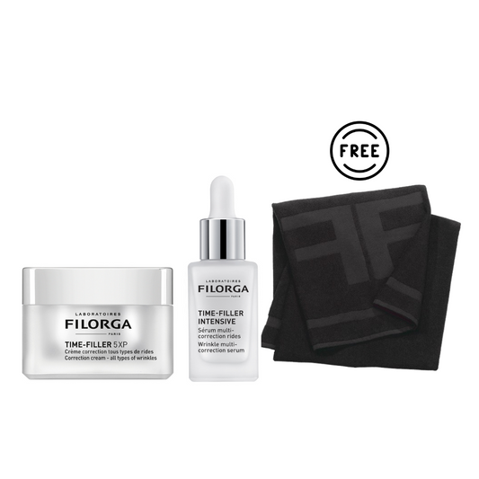 Time Filler Cream + Time Filler Intensive Serum + Free Filorga Bath Towel