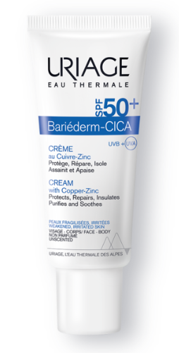 BARIÉDERM-CICA Cream with Copper-Zinc SPF50+