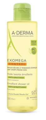 Exomega Control Emollient Shower Oil 500ml